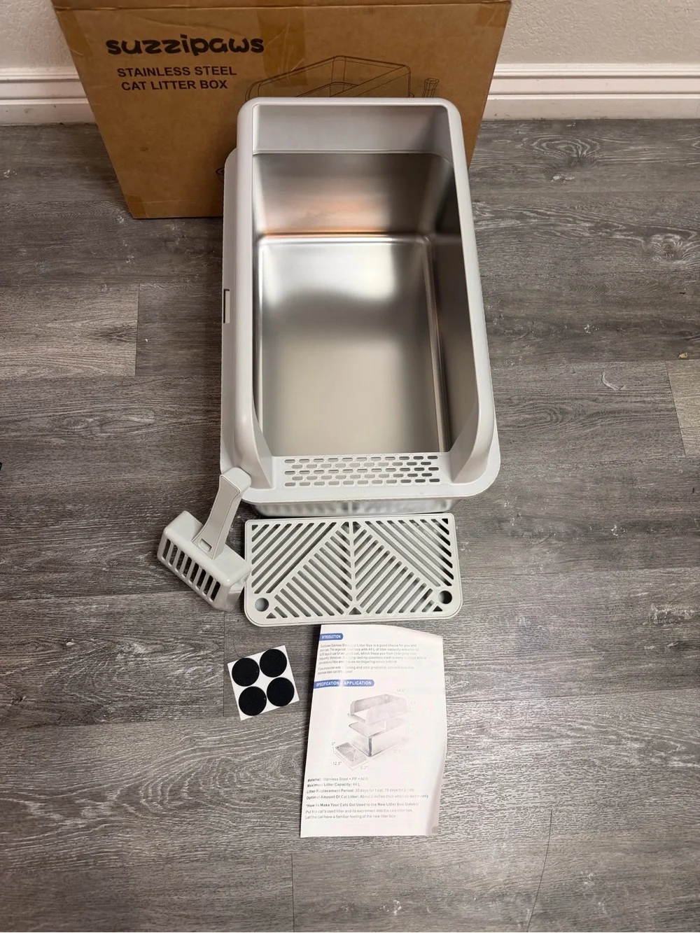Cat Litter Box with High Sides